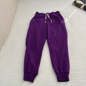 FIGS Purple Scrub Joggers. XS/P.